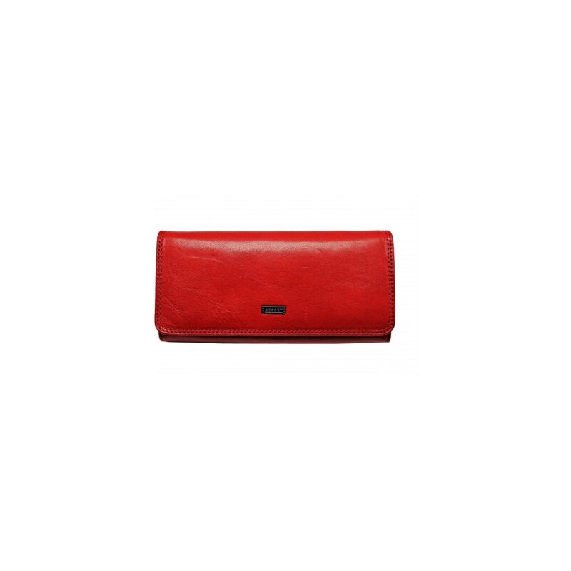 Famito Luxusní dámská kožená peněženka 4467 červená