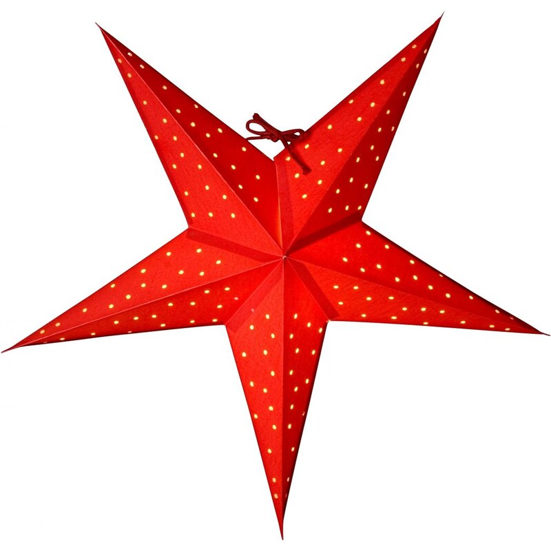 watt & VEKE Závěsná svítící hvězda Stella Red 52 cm