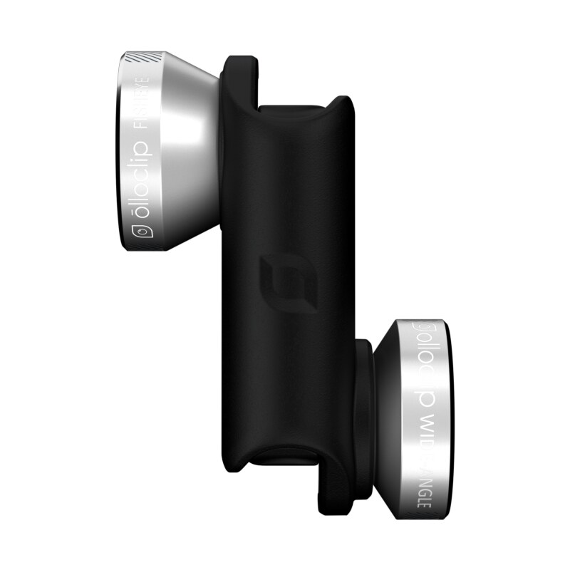 Objektiv 4in1 lens system pro Apple iPhone 6 / 6 Plus / 6S / 6S Plus - Olloclip, Silver/Black