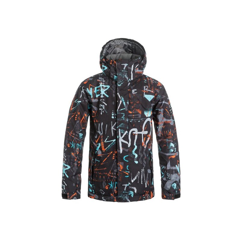 Dětská zimní bunda Quiksilver Mission print youth jacket hieline blue 14