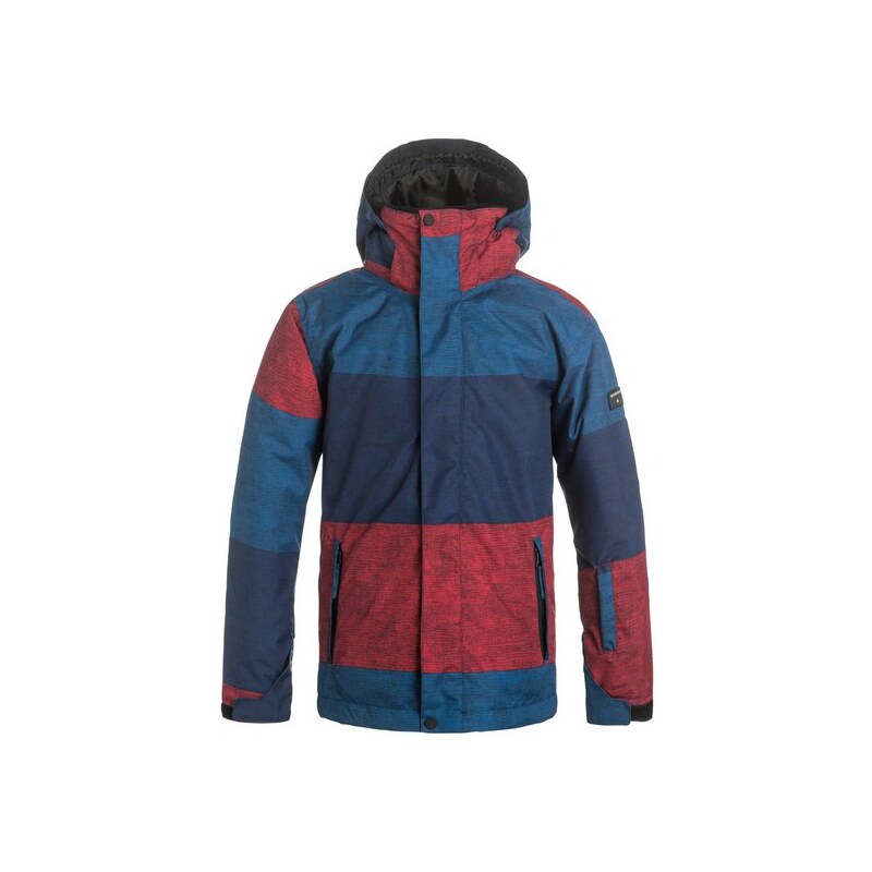 Dětská zimní bunda Quiksilver Mission print youth jacket S stripe racing RED 14