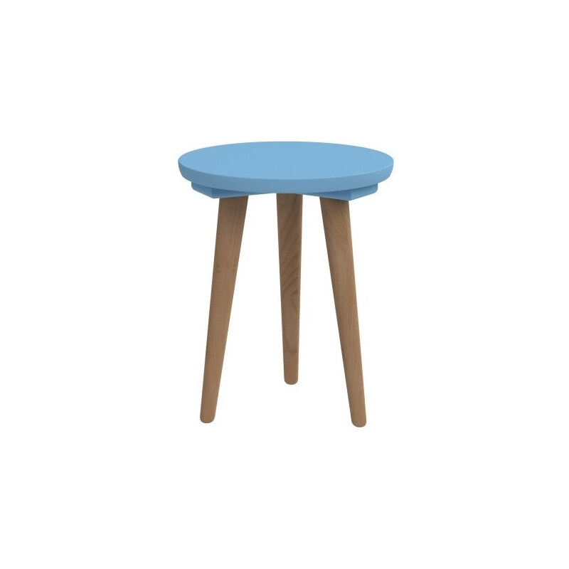 Modrý stůl D2 Bergen, 30 cm