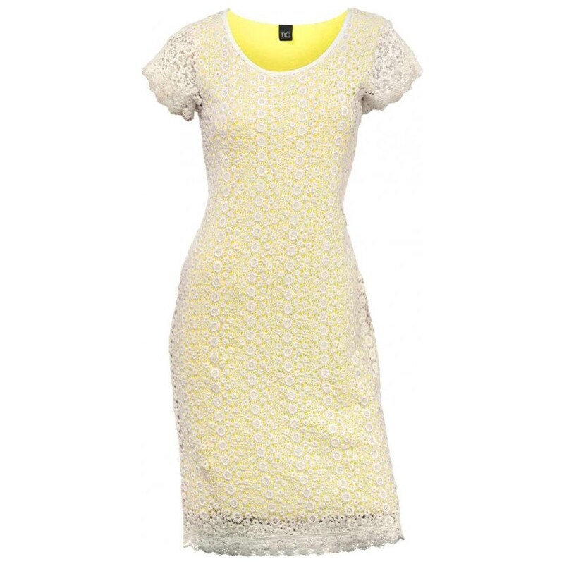 Heine - Best Connections Crochet-lace dress, cream-yellow