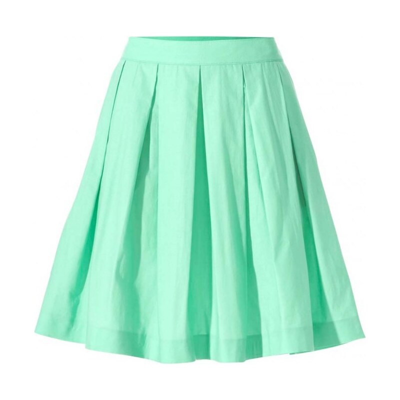 Mandarin Pleat skirt, mint