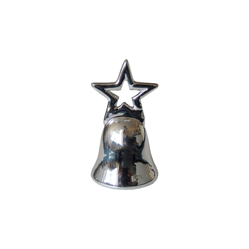 StarDeco Zvonek stříbrný