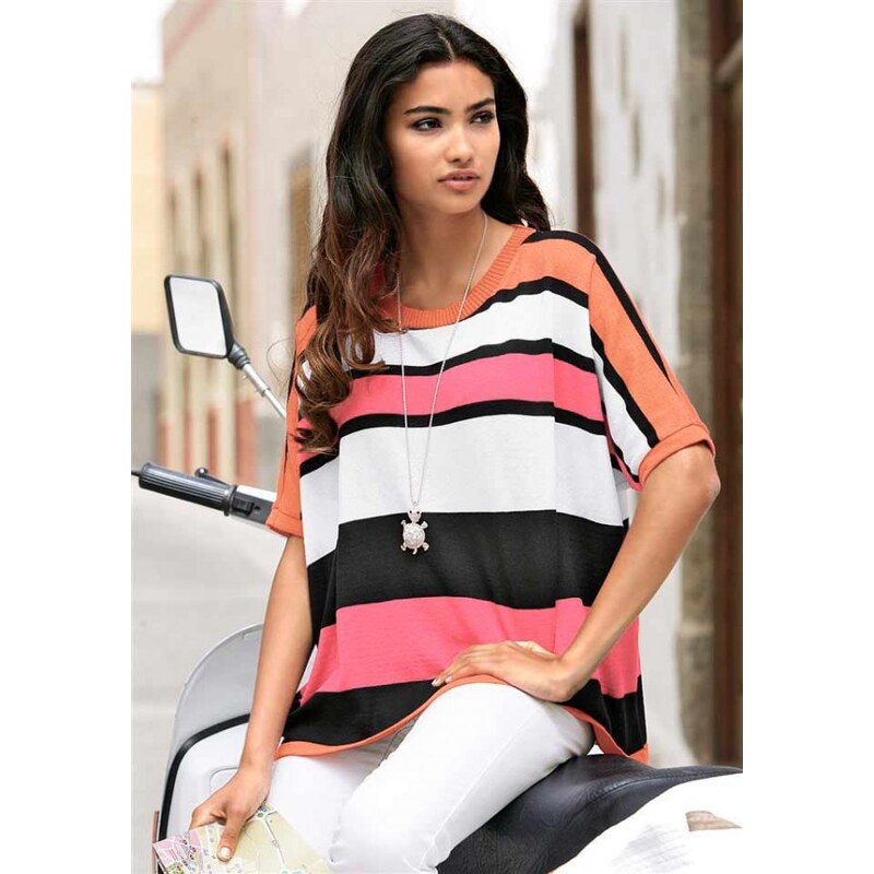 Chillytime Striped sweatshirt, colourful