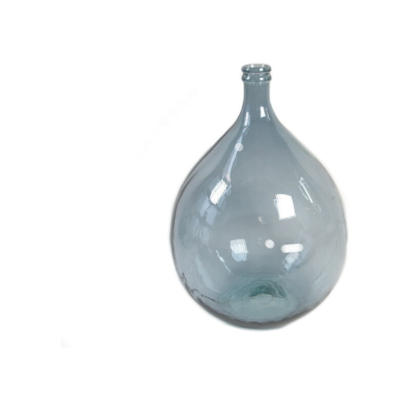 KERSTEN - Váza recyklované sklo modrá 40x40x56cm - (LEV-4633)
