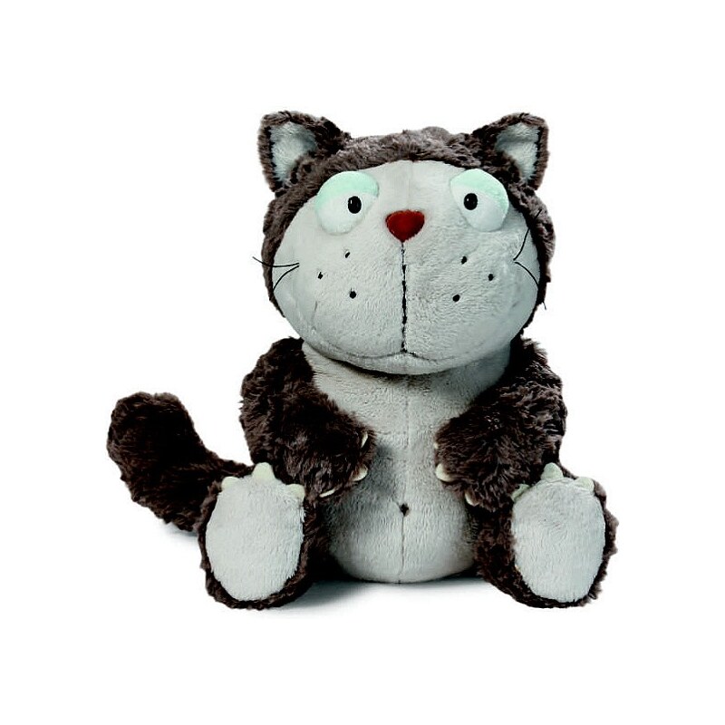 NICI - Kočka Lazy šedá 15cm - (39022)