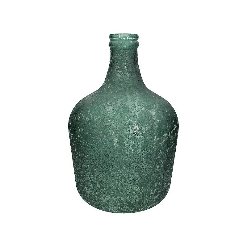 KERSTEN - Váza z recyklovaného skla, zelená, 27x27x42cm - (WER-0615) -  GLAMI.cz