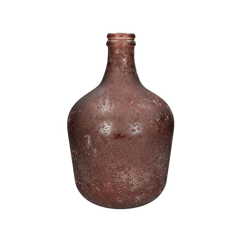 KERSTEN - Váza z recyklovaného skla, Marsala 27x27x42cm - (WER-0619)
