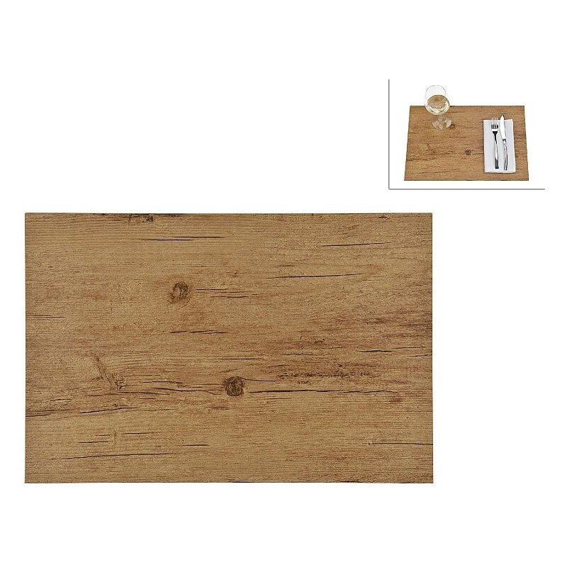 Andrea house - Prostírání přír. dřevo, PVC, 45x30 cm - (CC15010)