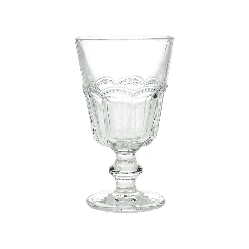 KERSTEN - Sklenice na víno skl., čirá, 8.5x8.5x14.5cm - (WER-0679)