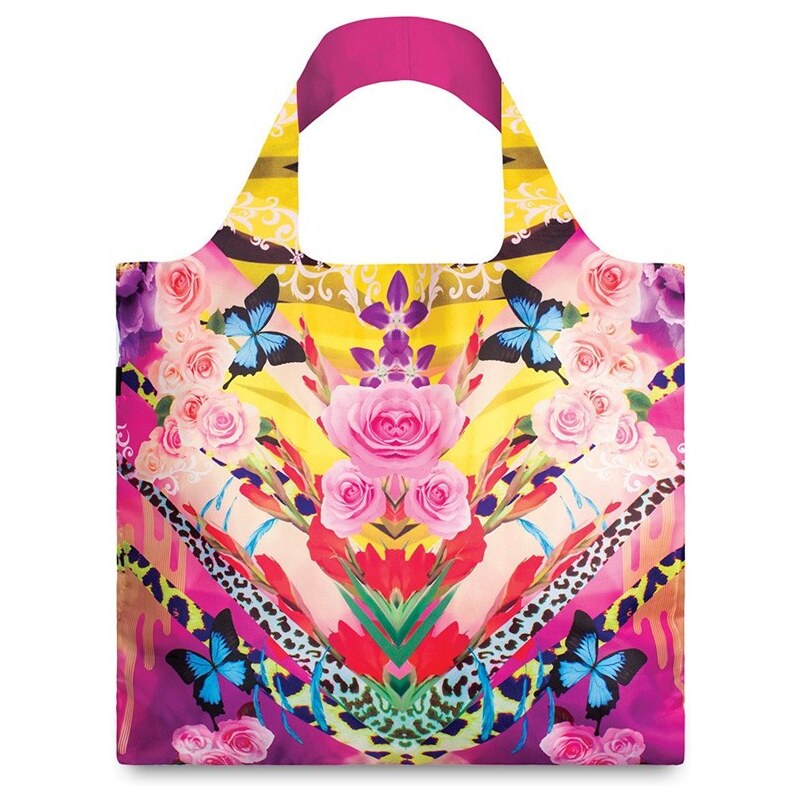 ekologická nákupní taška LOQI Shinpei Naito Flower Dream