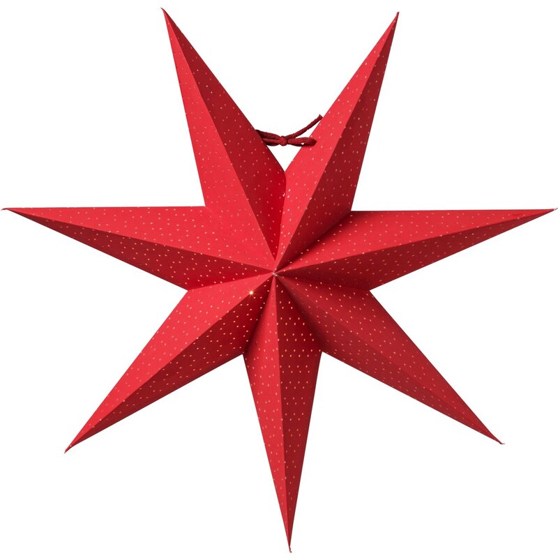 watt & VEKE Závěsná svítící hvězda Aino Red 44 cm