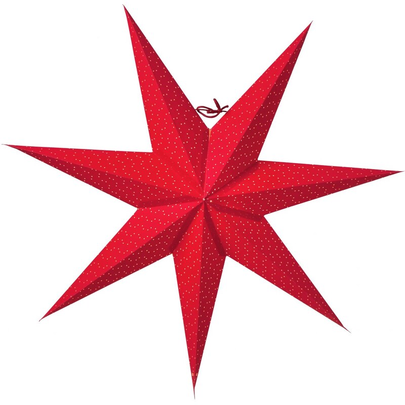 watt & VEKE Závěsná svítící hvězda Aino Red 60 cm
