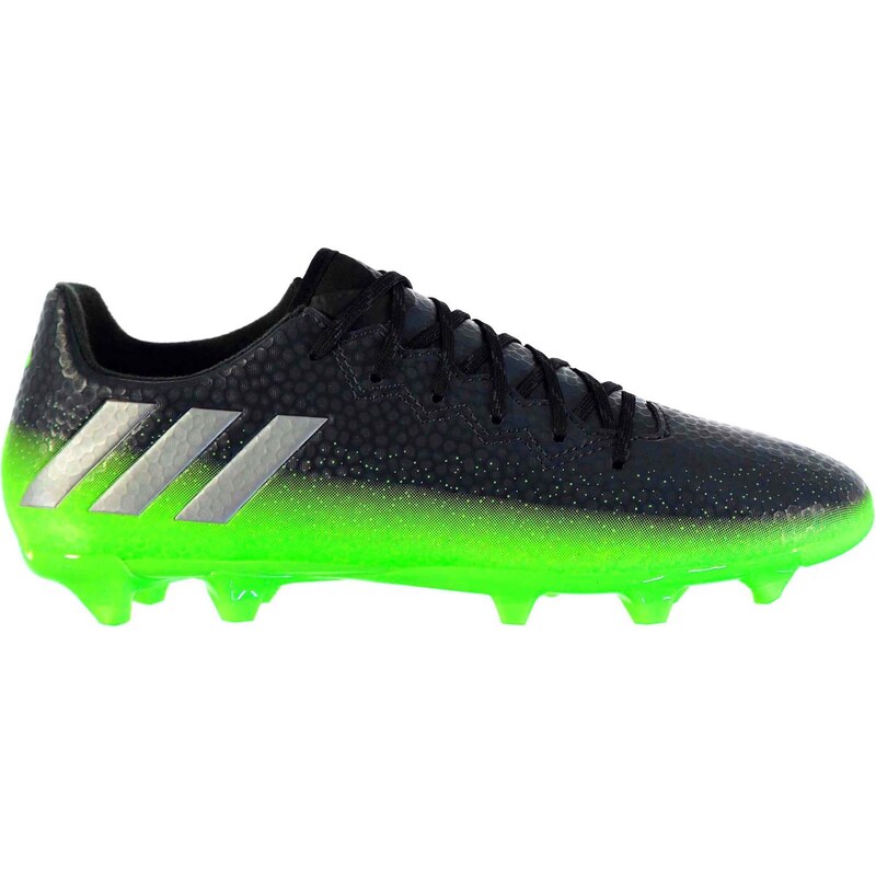 Adidas Messi 16.3 FG Football Boots Junior, dkgrey/solgreen