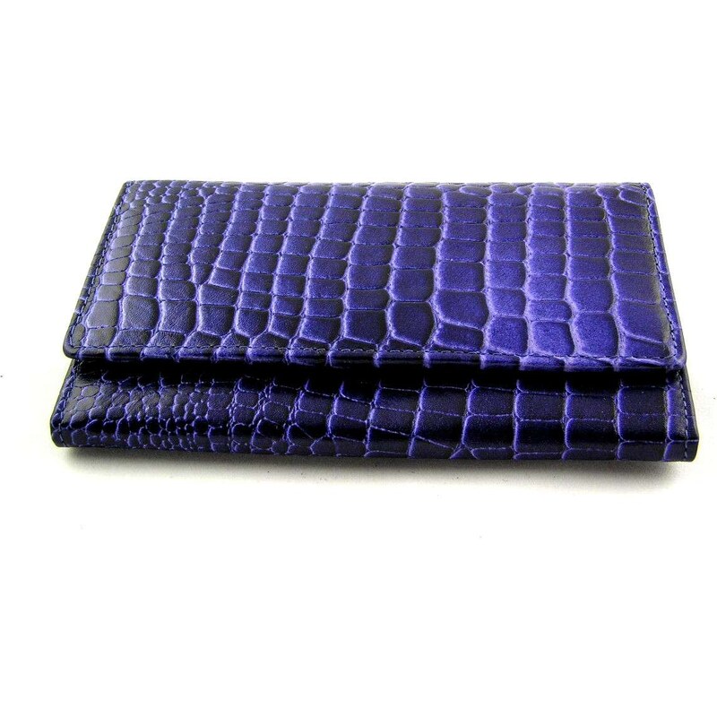 Kroko dámská peněženka Lagen - modro-fialová