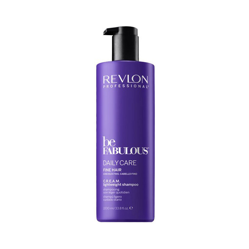 Revlon Professional BE FABULOUS Lightweight Shampoo - šampon pro denní péči o jemné vlasy 1000ml