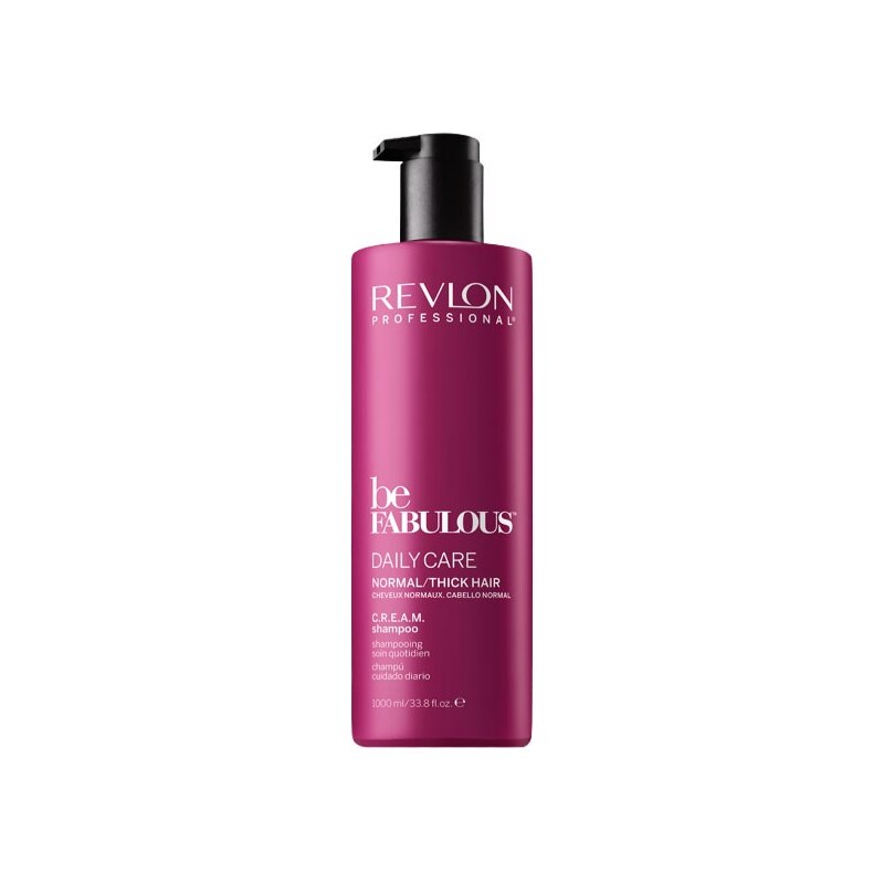 Revlon Professional BE FABULOUS Shampoo For Normal/Thick Hair - hloubkově čisticí šampon pro normální vlasy 1000ml
