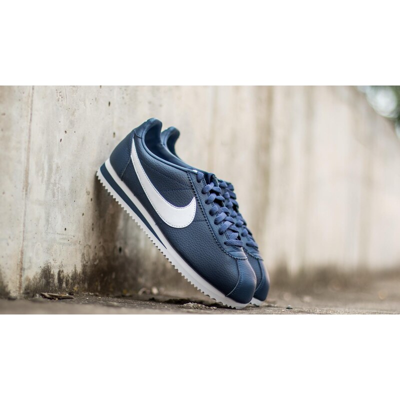 Nike Classic Cortez Leather Midnight Navy/ White