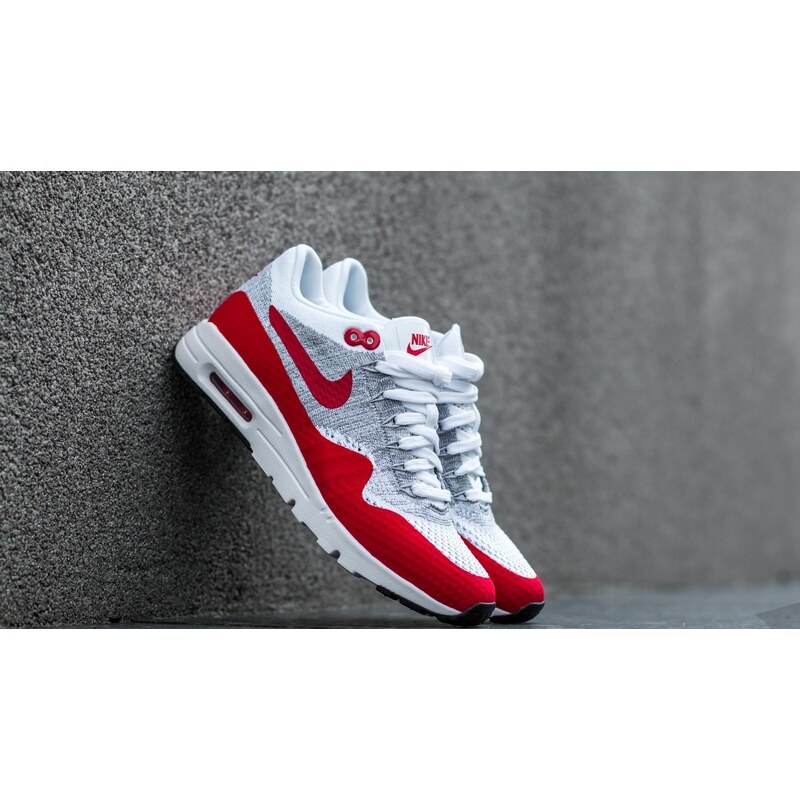 Nike W Air Max 1 Ultra Flyknit White/ University Red-Pure Platinum