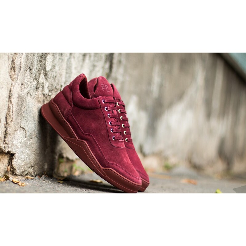 Filling Pieces Low Top Ghost Bordeaux