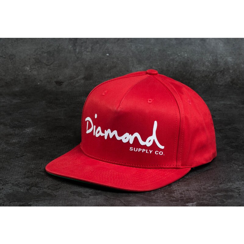 Diamond Supply Co. OG Script Snapback Red