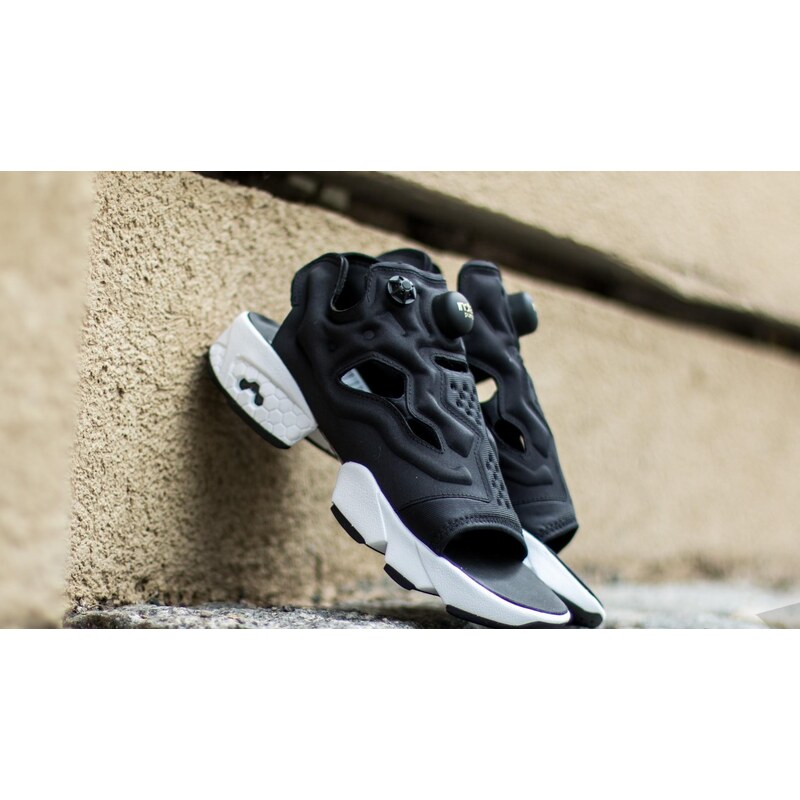 Reebok Instapump Fury Sandal Black/ White/ Gold Metallic