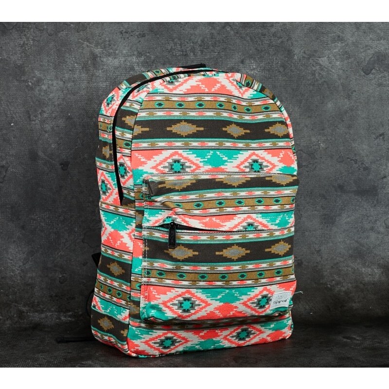 Spiral Woven Aztec Backpack