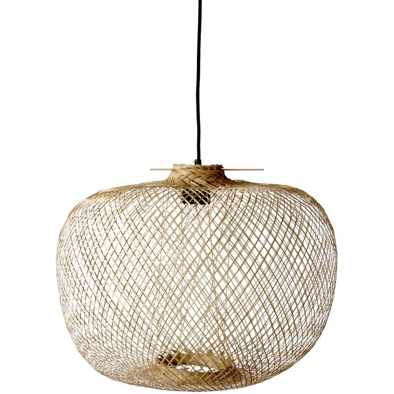 Bloomingville Bambusová závěsná lampa