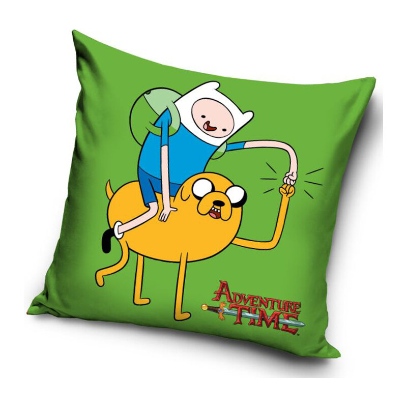 Povlak na polštářek Adventure Time - Finn a Jake