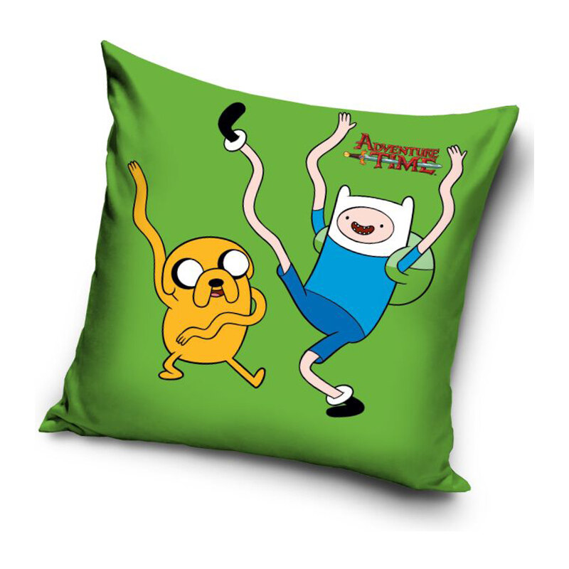 Polštářek Adventure Time - Zelený