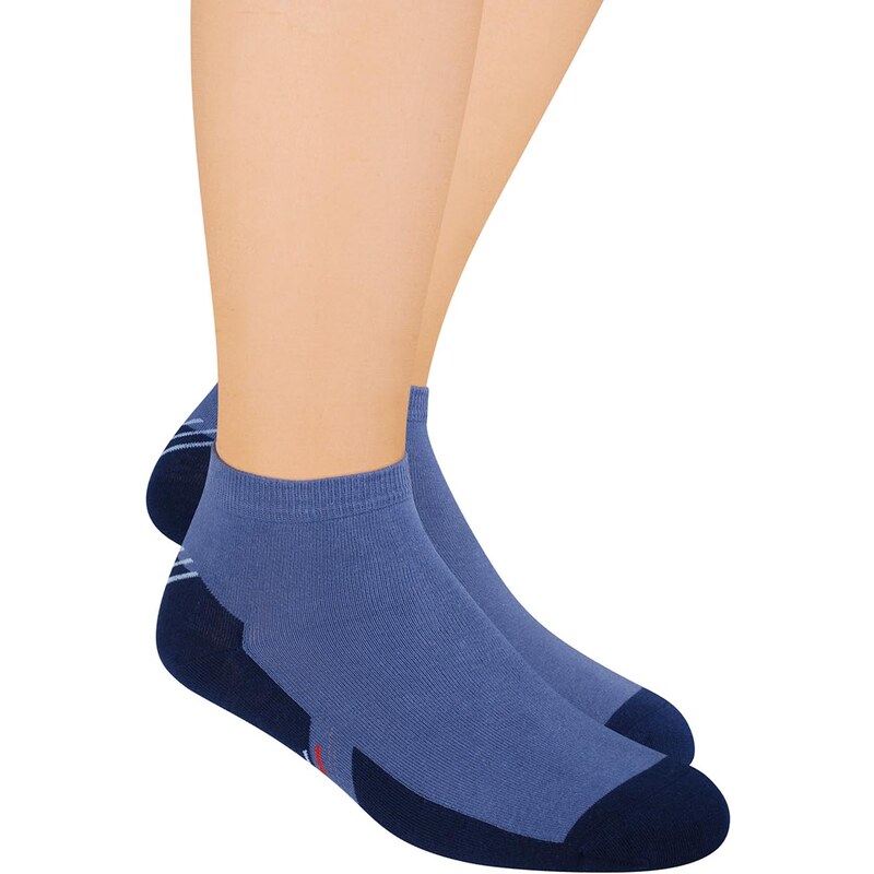 Ponožky Steven 054, modrá - tmavě 21
