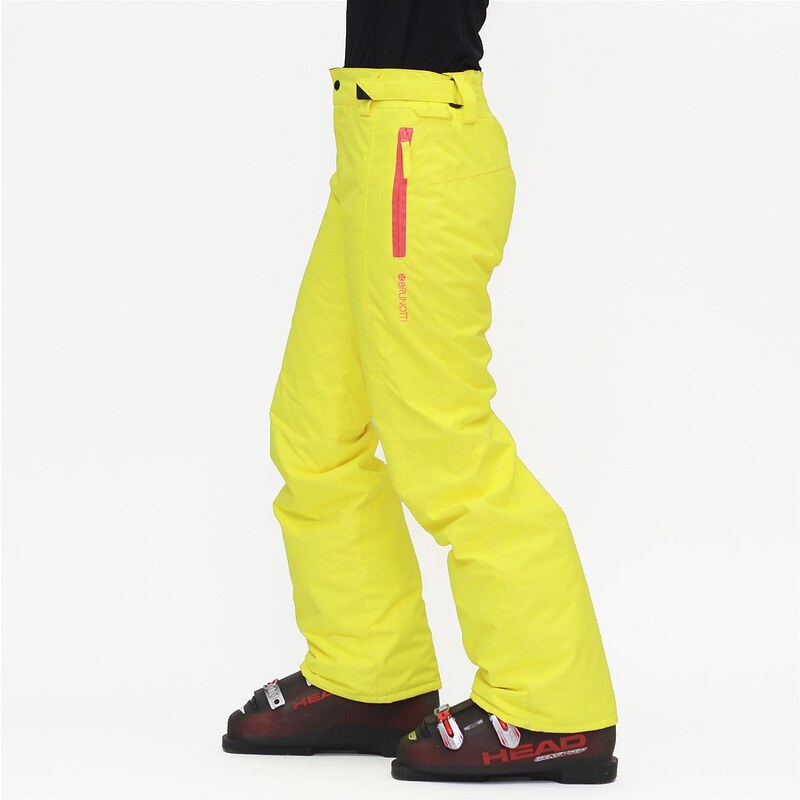 Brunotti Dámské lyžařské kalhoty Luciany Neon Yellow - Žlutá