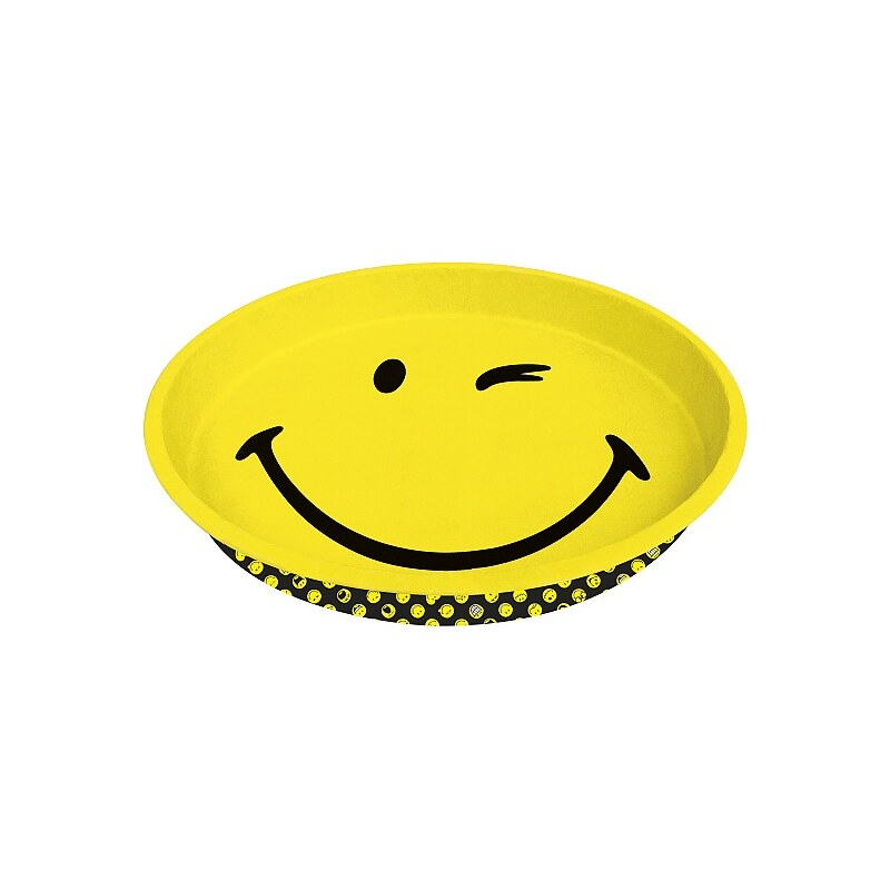 ZAK! designs - Smiley kulatý podnos O 33 x 4 cm, plech (6727-003)