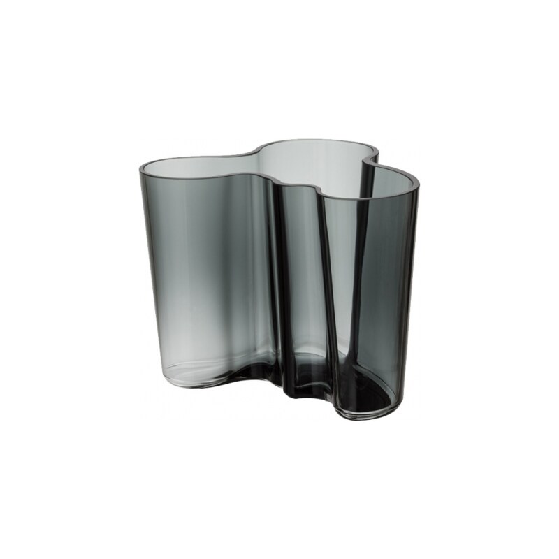 Váza Alvar Aalto 120mm, tmavě šedá Iittala