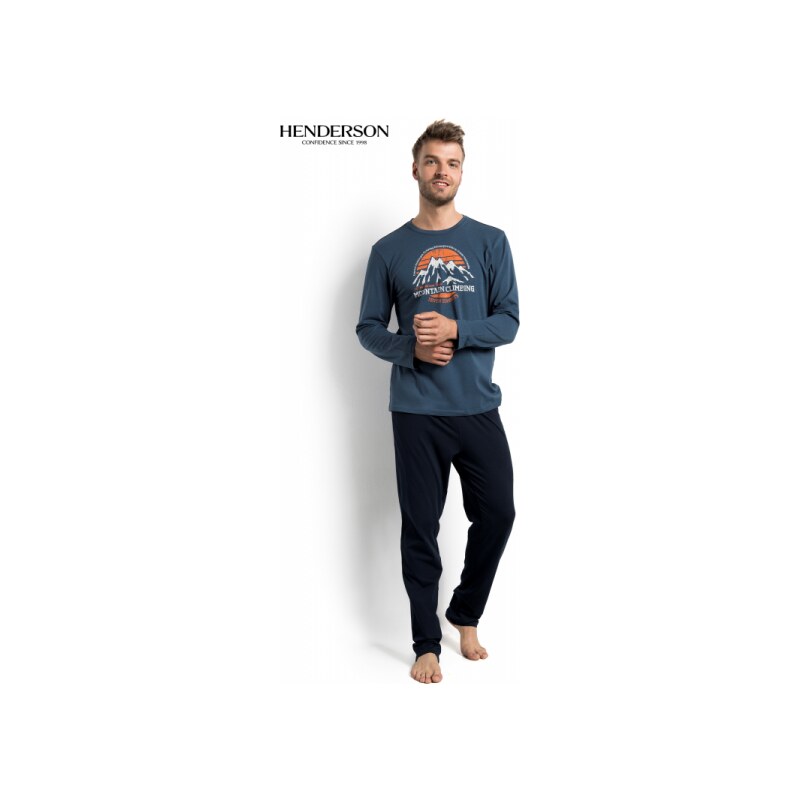 Henderson PJ017 34630-59X tmavě modré Pánské pyžamo