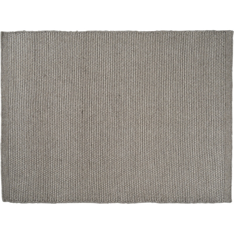 Unknown Vlněný koberec Asko, 80x250 cm, šedý