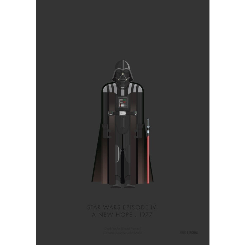 Plakát Costume Artwork Darth Vader Costume
