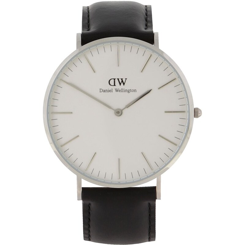 Pánské hodinky ve stříbrné barvě CLASSIC Sheffield Daniel Wellington
