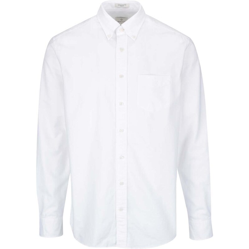Bílá pánská neformální košile GANT