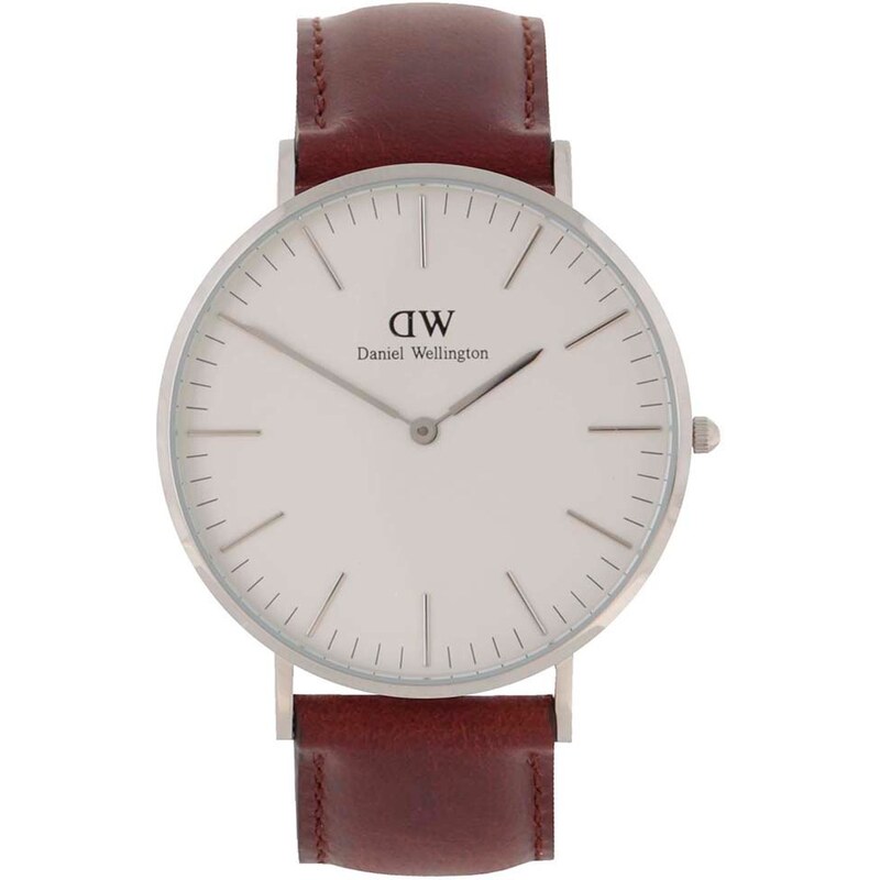 Pánské hodinky ve stříbrné barvě CLASSIC St. Mawes Daniel Wellington