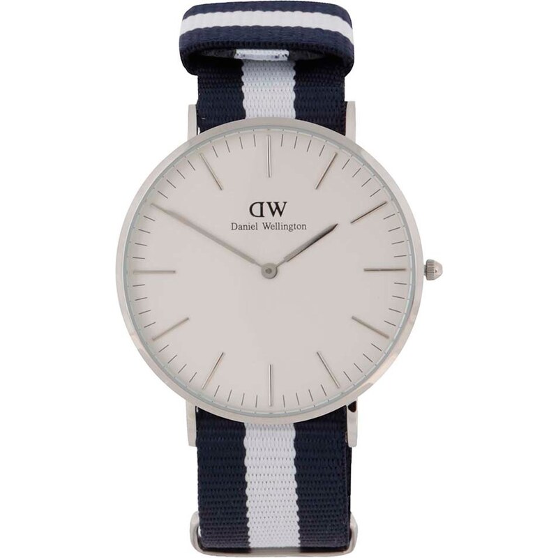 Dámské hodinky ve stříbrné barvě CLASSIC Glasgow Daniel Wellington
