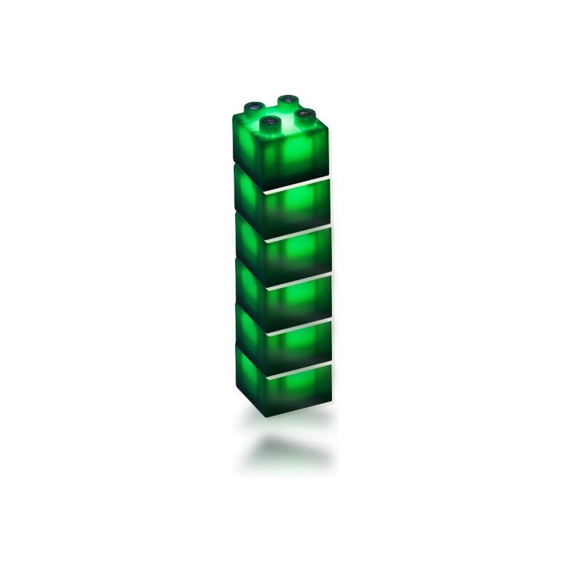 Light Stax Rozšiřující set – 6 kostek zelených