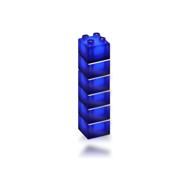 Light Stax Rozšiřující set – 6 kostek modrých