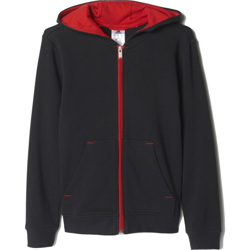 Dětská mikina adidas Youth Fanwear Fz Hoody černá