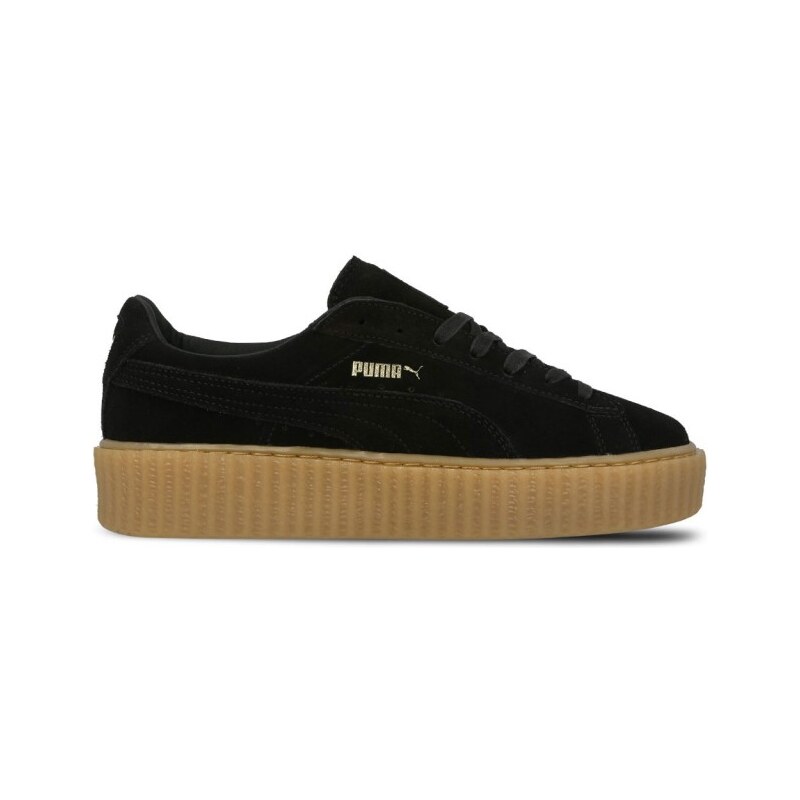 Puma X Rihanna Suede Creepers Black-Black-Oatmeal