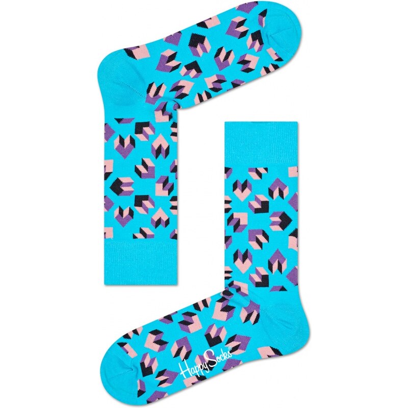 Ponožky Happy Socks Steps Black, Blue, Pink, Purple