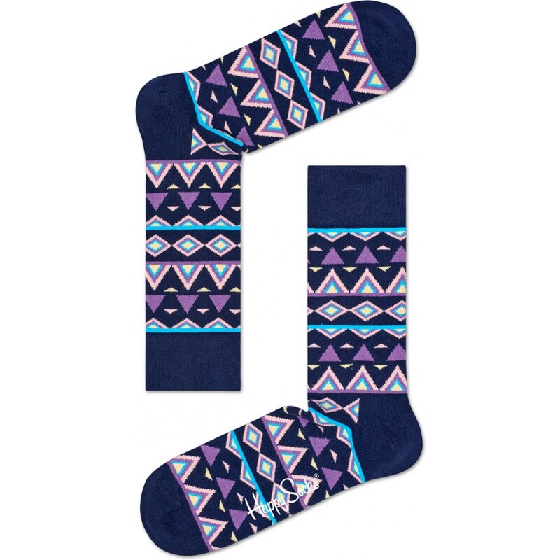 Ponožky Happy Socks Temple Blue, Pink, Purple, White