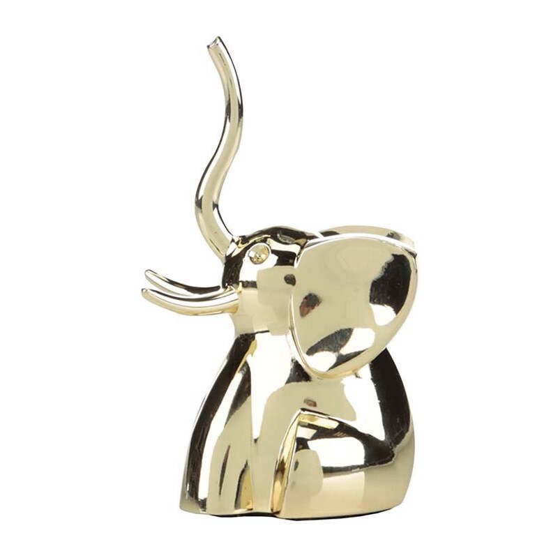 Mosazný stojánek na šperky Umbra Zoola Elephant